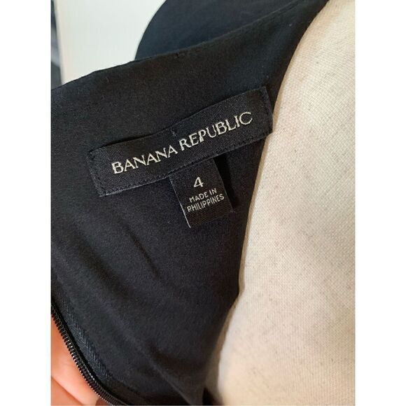Banana republic black work dress size 4 - Picture 4 of 5